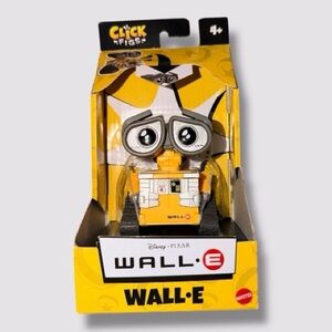 New! Mattel Click Figs Disney Pixar Wall-E Action Figure - Yellow and Gray